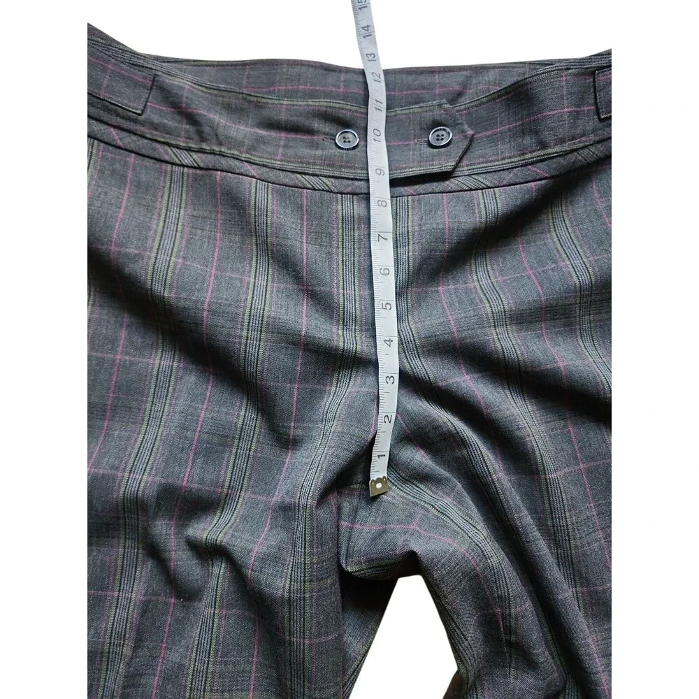Lane Bryant Fall Capri Pant Bundle Womens Plus Size 20 Brown Gray Plaid Office